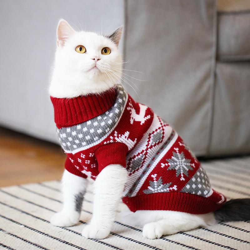 Suéter Roupa para Gato Quentinho