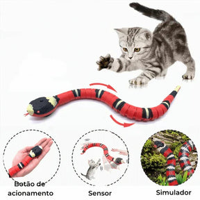 Brinquedo de Cobra Interativo para Pet - Cobrinks™