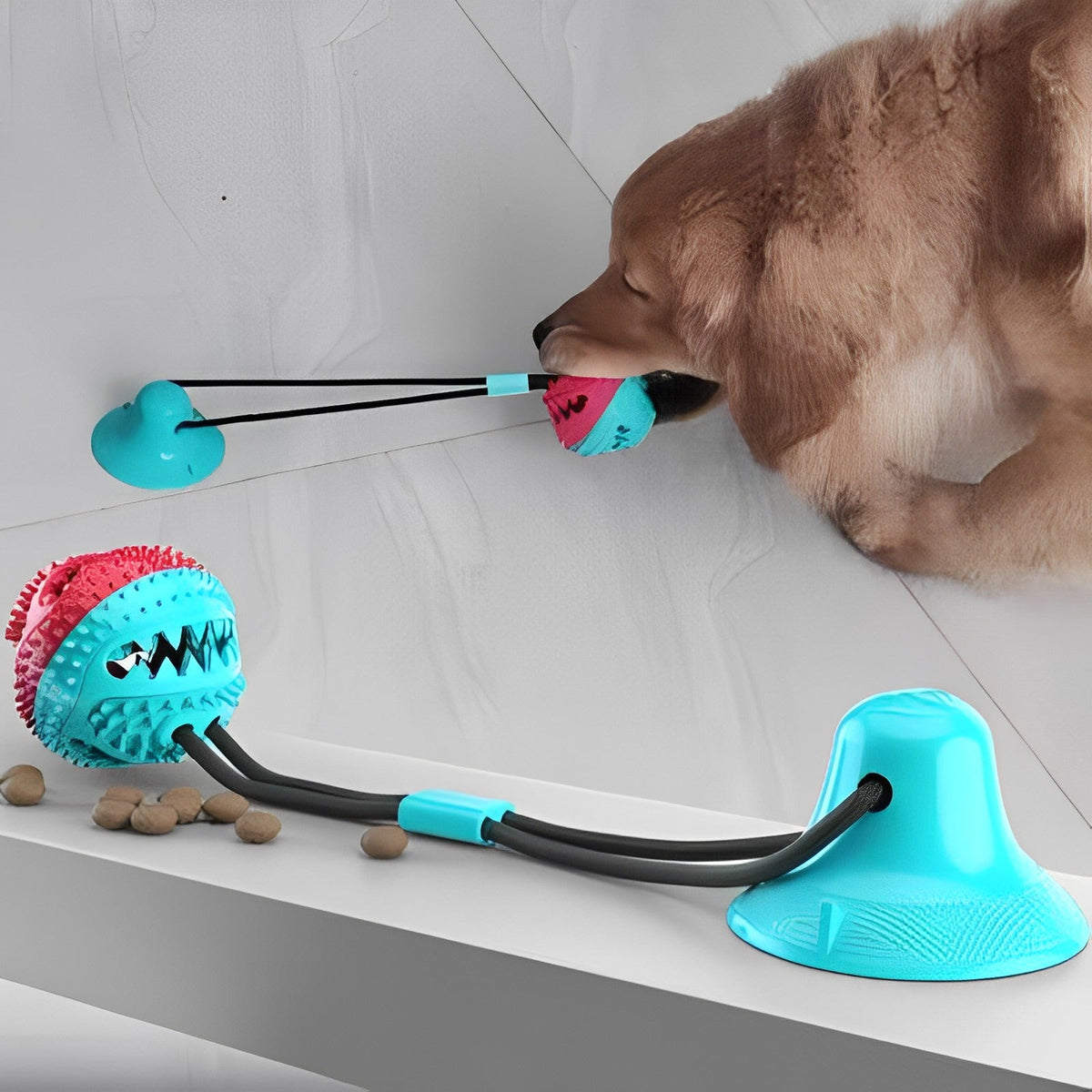 Brinquedo Interativo com Ventosa para Cães - VentosaDog™