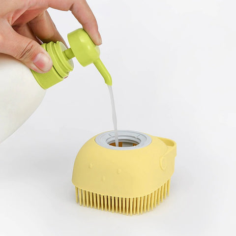 Esponja de Silicone com Dispenser para Shampoo - LavaLimpa™